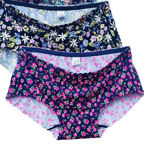Floral Printed Seamless Panty